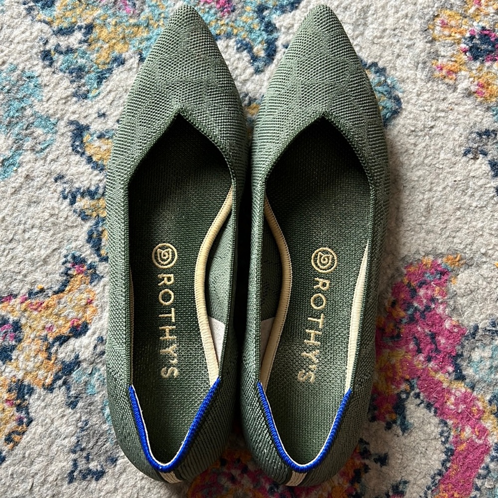 Rothy’s The Point - Safari Green